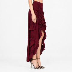 Renaissance Costume Pirate Skirt: Steampunk Skirt Plus Size Corset Dresses - Renaissance Fairs & Medieval Festivals