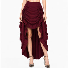 Renaissance Costume Pirate Skirt: Steampunk Skirt Plus Size Corset Dresses - Renaissance Fairs & Medieval Festivals