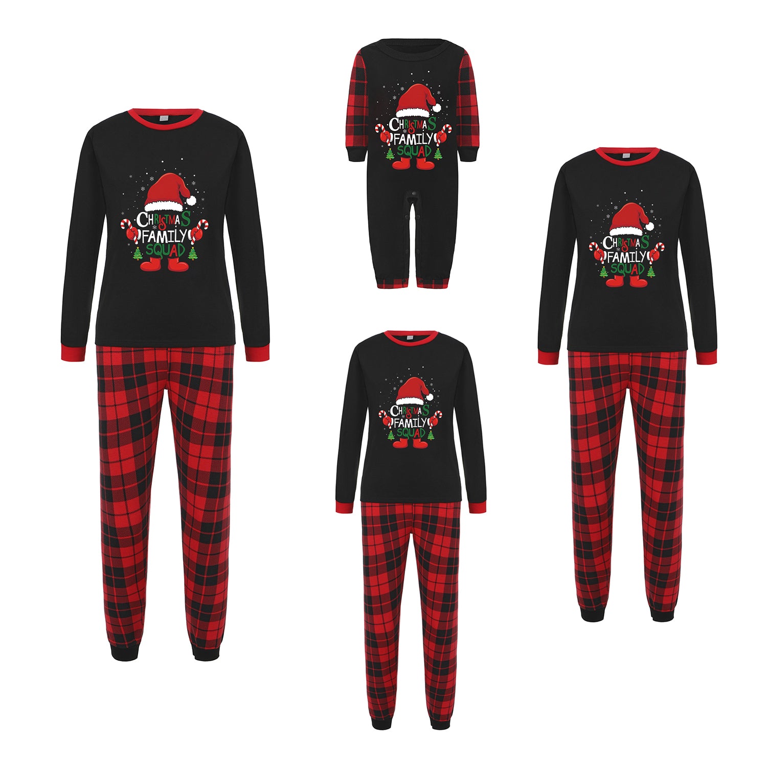 Family Christmas Pajamas Matching Pajamas for Family, Xmas PJs Sets Holiday Sleepwear