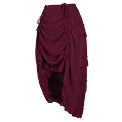 Renaissance Costume Pirate Skirt: Steampunk Skirt Plus Size Corset Dresses - Renaissance Fairs & Medieval Festivals